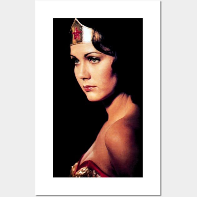 Linda Carter Is An Icon Wall Art by dumb stuff, fun stuff